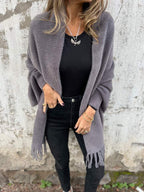 Emma | Cardigan Long en Tricot Tendance Élégant