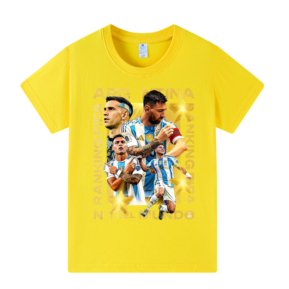 Lionel Messi T-shirt de Foot Enfant - Design