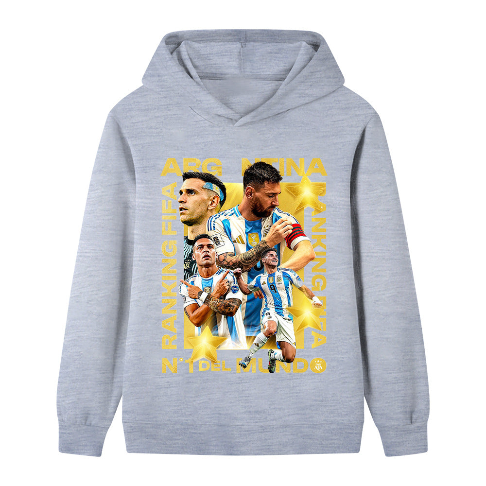 Lionel Messi Sweat à Capuche Foot Enfant - pour le Quotidien