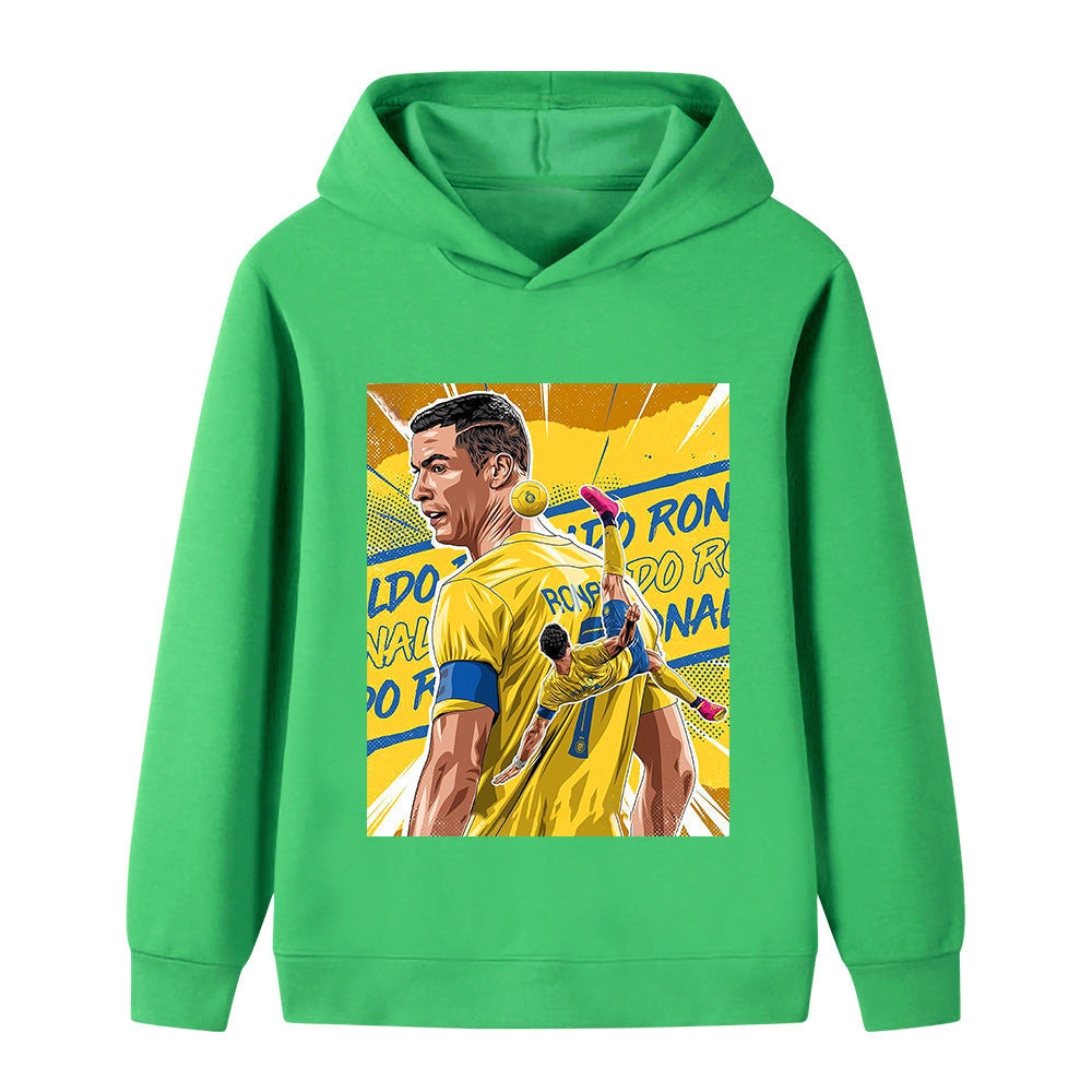 Cristiano Ronaldo Sweat à Capuche Foot Enfant - Al Nassr
