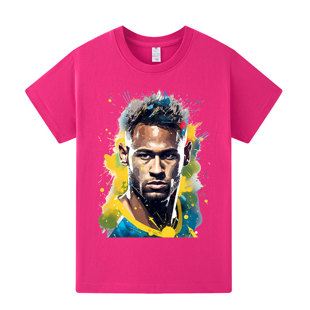 Neymar T-shirt de Foot Enfant