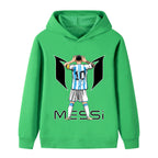Lionel Messi Sweat à Capuche Foot Enfant - Design
