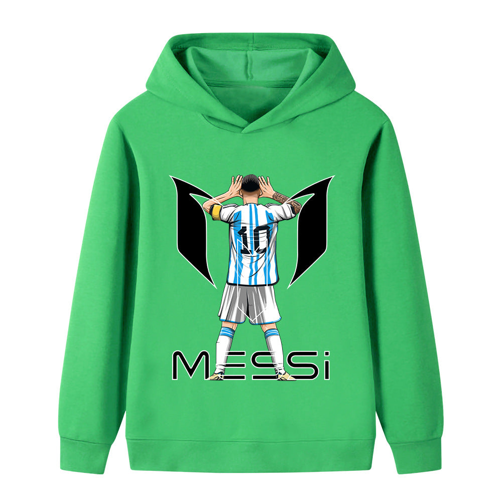 Lionel Messi Sweat à Capuche Foot Enfant - Design