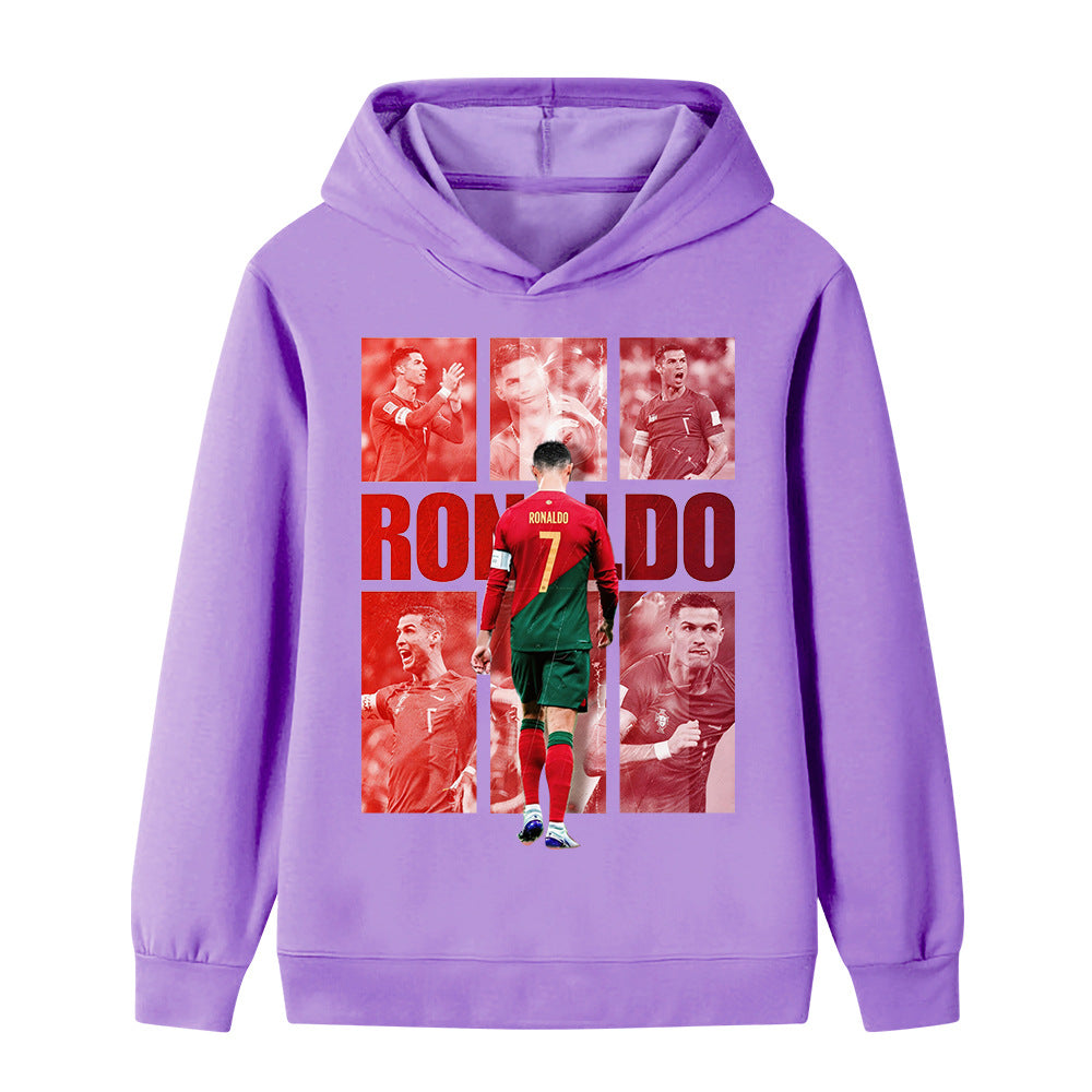 Ronaldo Sweat à Capuche Foot Enfant - Portugal - Sportif