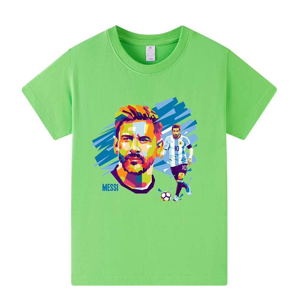 Lionel Messi T-shirt de Foot Enfant - pour l'Entraînement