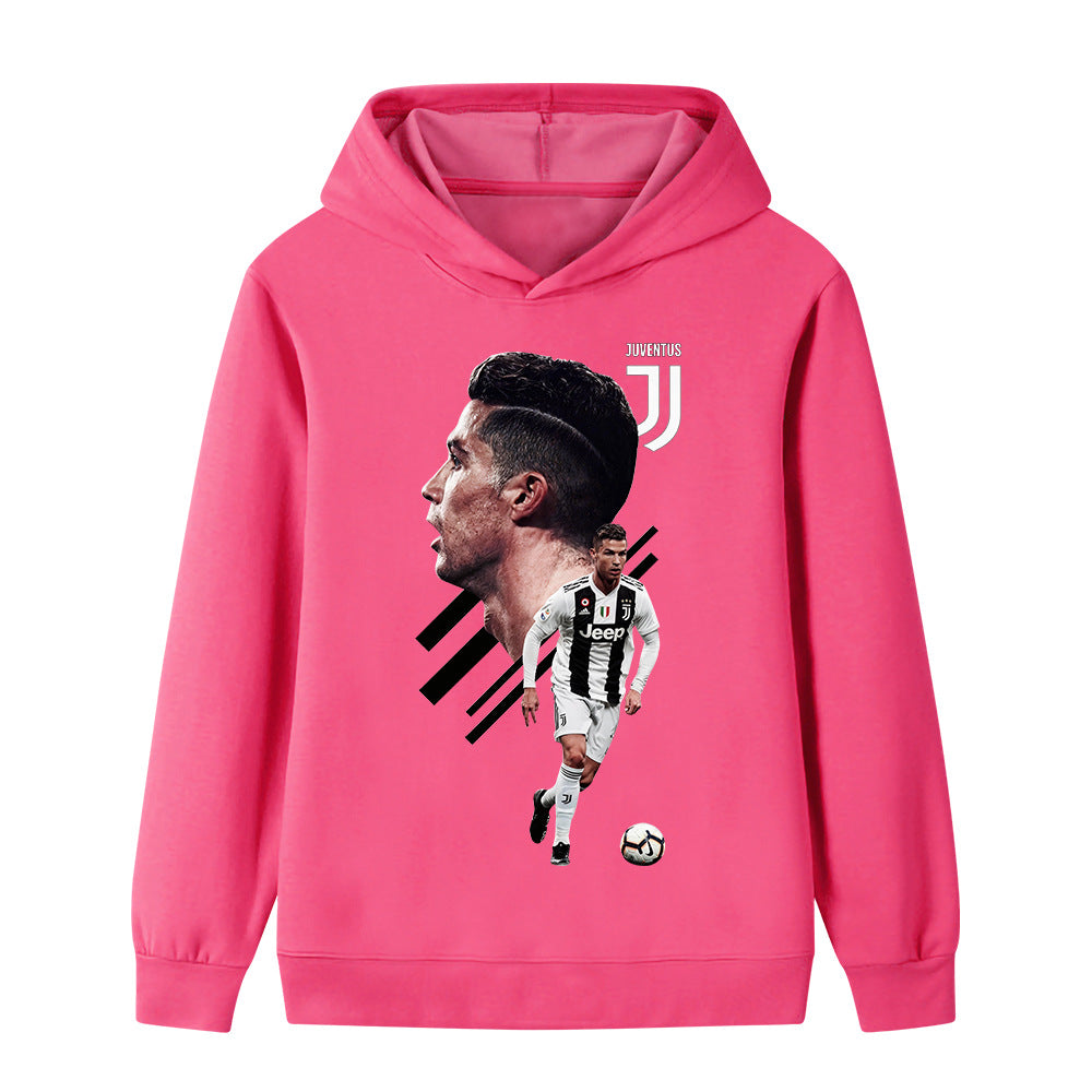 Ronaldo Sweat à Capuche Foot Enfant - Juventus - Sportif