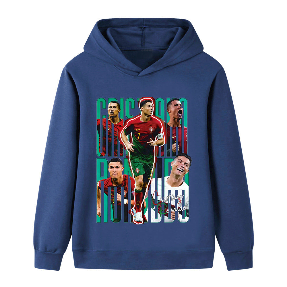 Ronaldo Sweat à Capuche Foot Enfant - Portugal - Doux