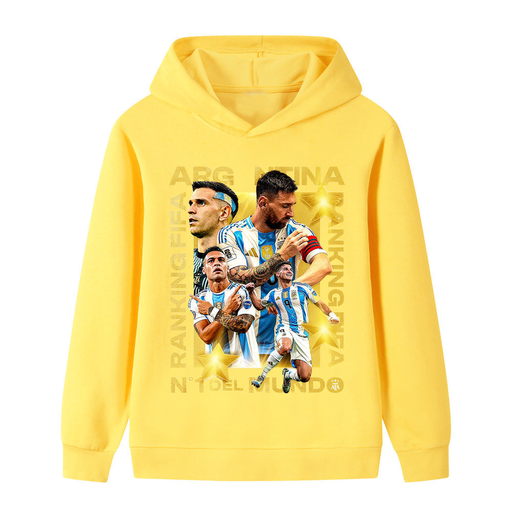 Lionel Messi Sweat à Capuche Foot Enfant - pour le Quotidien