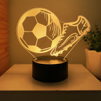 Foot Lampe LED 3D Illusion - Veilleuse - Veilleuse