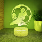 Foot Lampe LED 3D Illusion - Veilleuse - Veilleuse