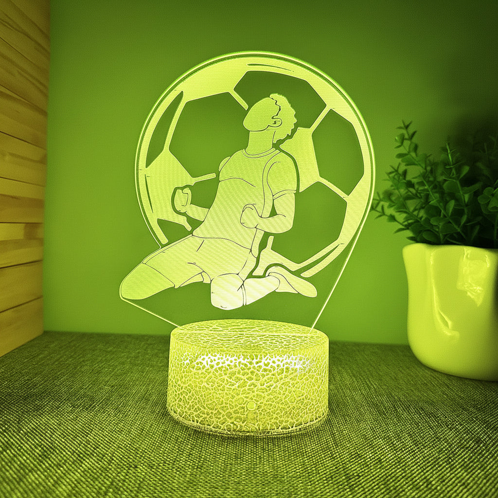 Foot Lampe LED 3D Illusion - Veilleuse - Veilleuse