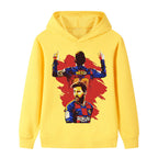 Lionel Messi Sweat à Capuche Foot Enfant - Barcelone