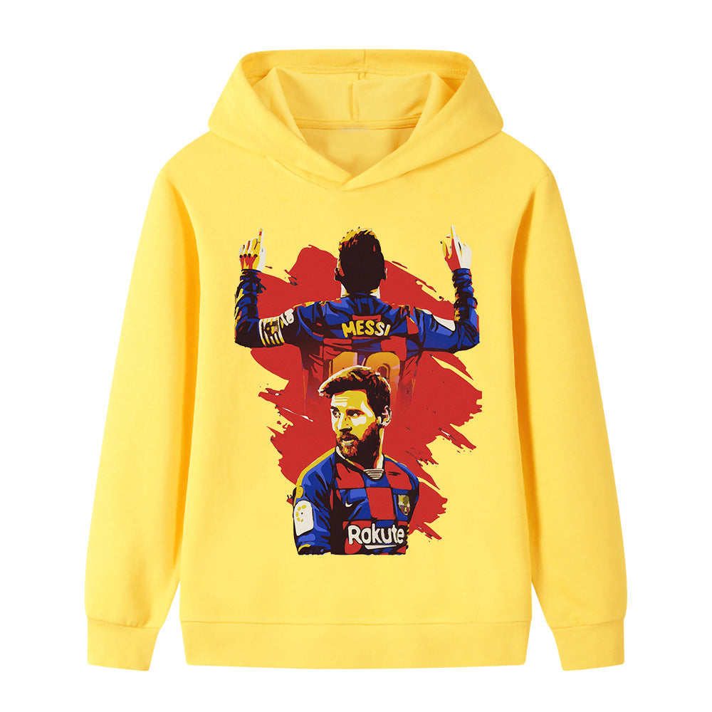 Lionel Messi Sweat à Capuche Foot Enfant - Barcelone