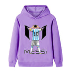 Lionel Messi Sweat à Capuche Foot Enfant - Design