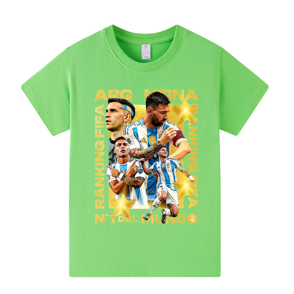 Lionel Messi T-shirt de Foot Enfant - Design