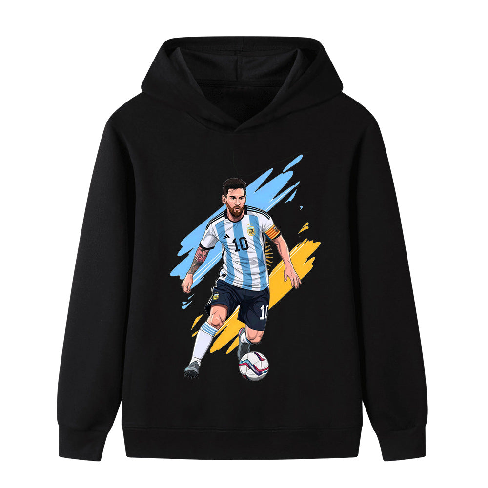 Lionel Messi Sweat à Capuche Foot Enfant - Doux