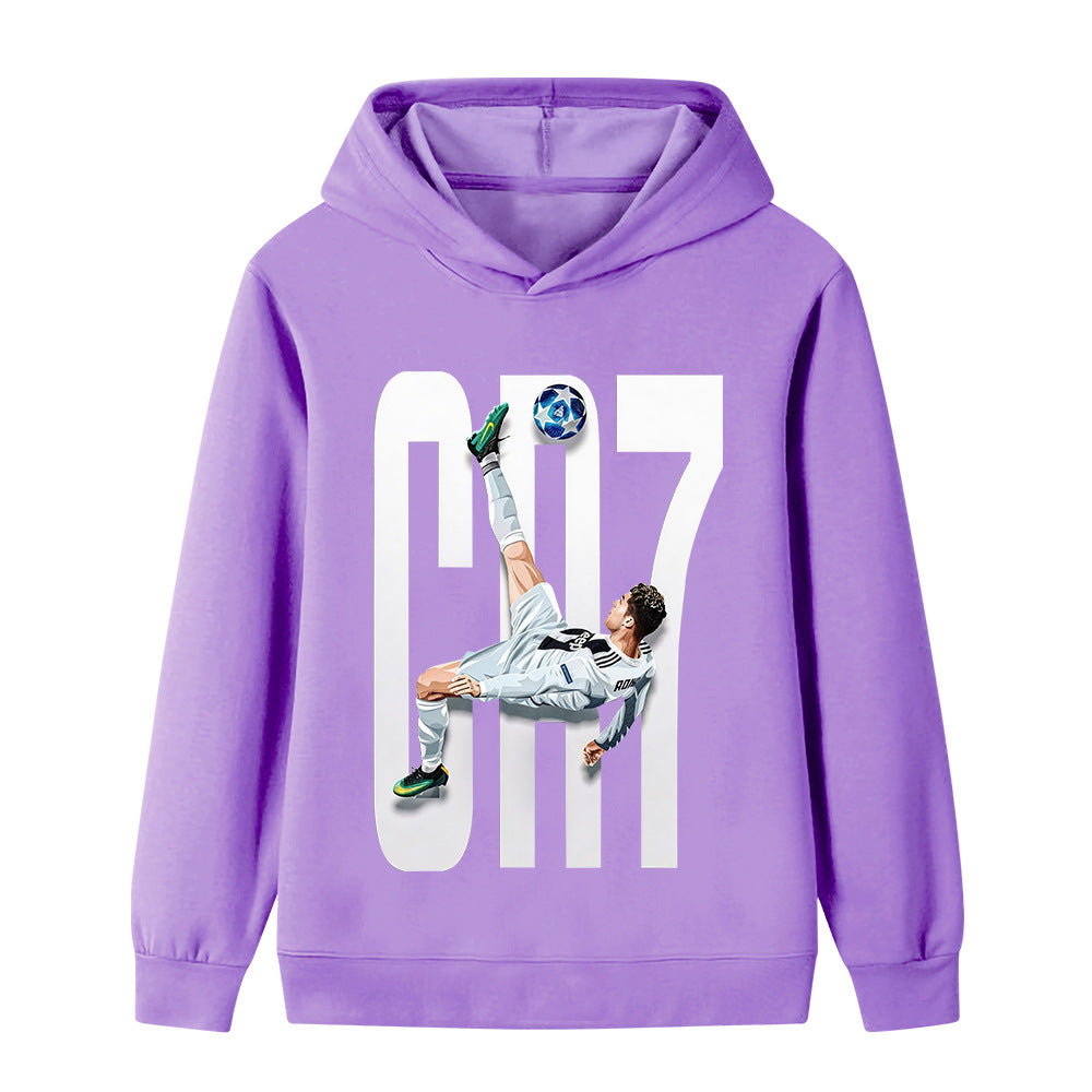 Ronaldo Sweat à Capuche Foot Enfant - Tendance
