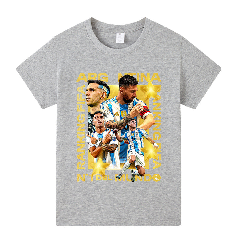 Lionel Messi T-shirt de Foot Enfant - Design