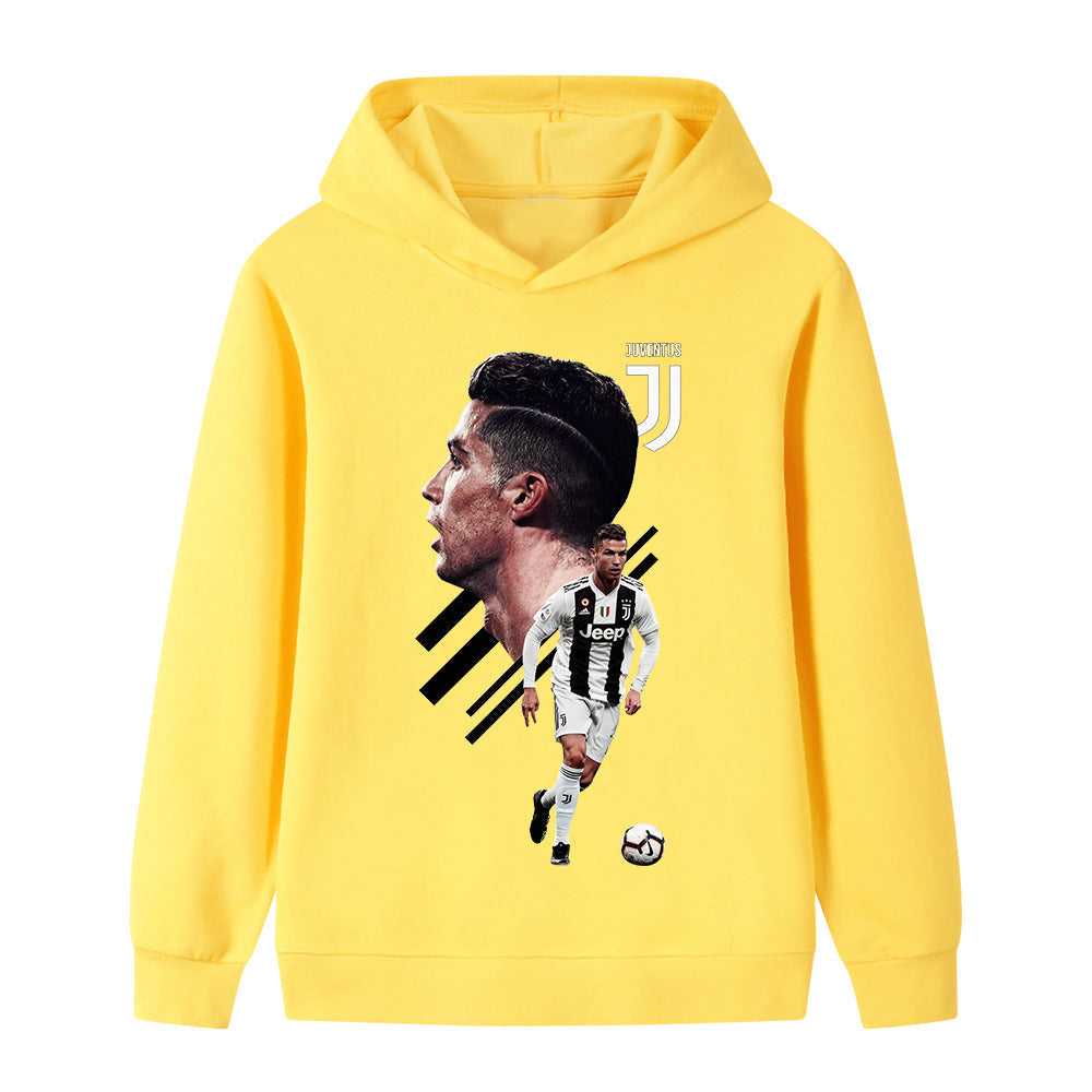 Ronaldo Sweat à Capuche Foot Enfant - Juventus - Sportif