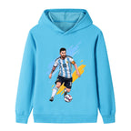 Lionel Messi Sweat à Capuche Foot Enfant - Doux