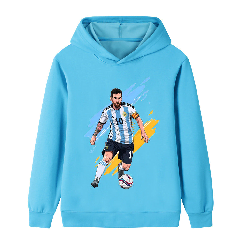 Lionel Messi Sweat à Capuche Foot Enfant - Doux