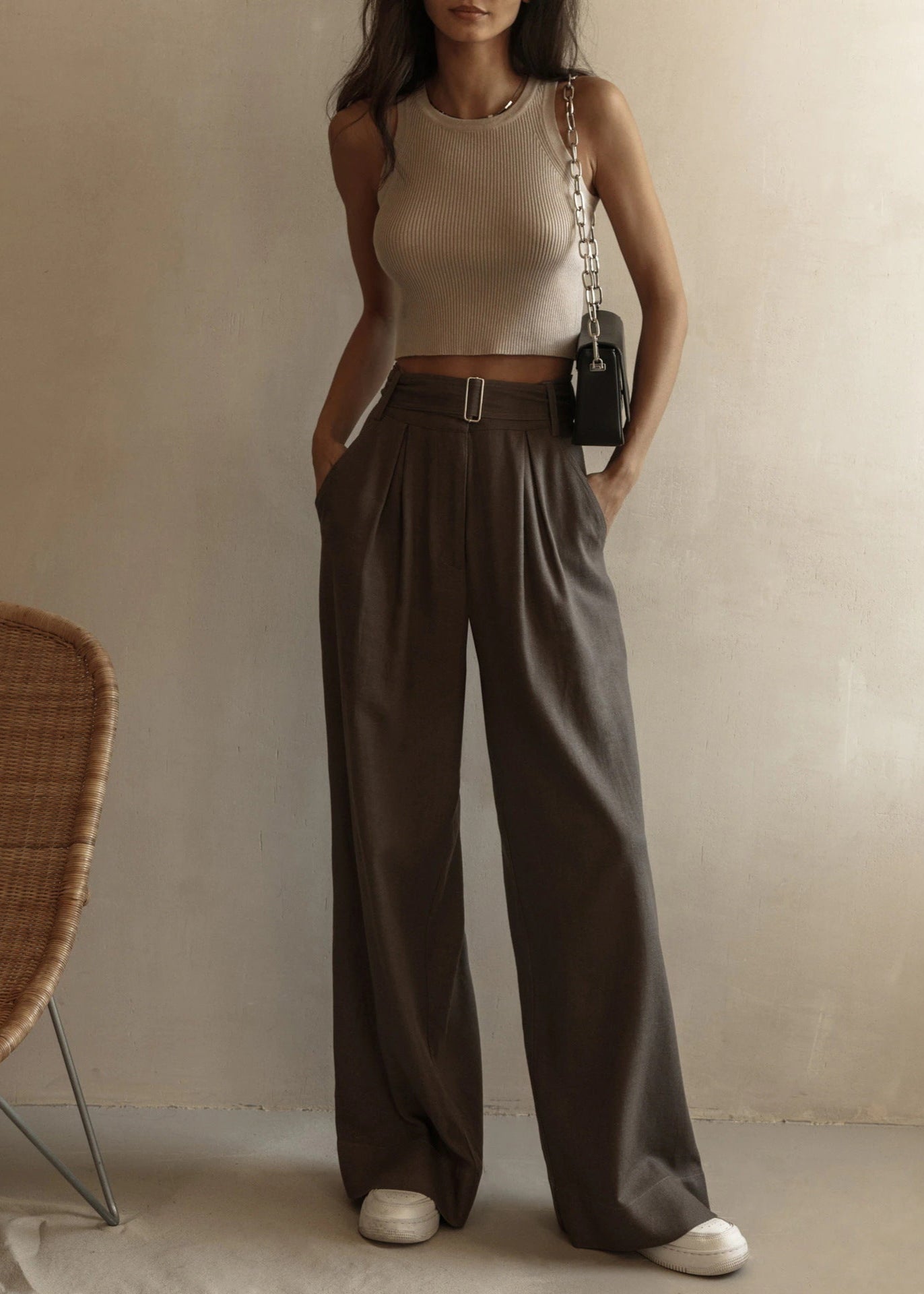 Camille | Débardeur Sculpté Côtelé Tendance Effortless