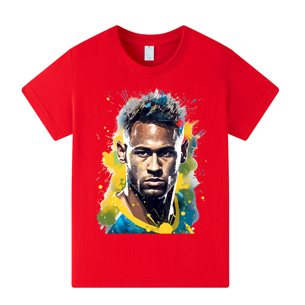 Neymar T-shirt de Foot Enfant