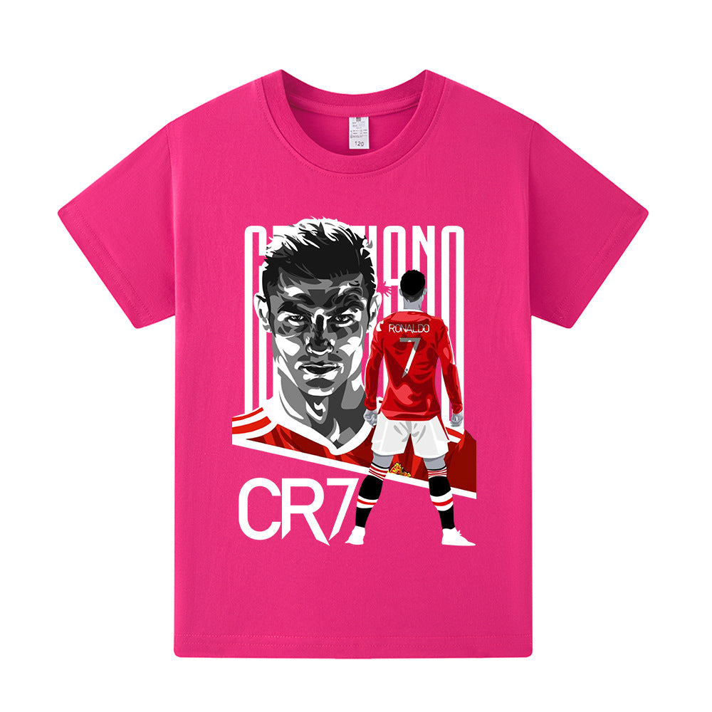 Cristiano Ronaldo T-shirt de Foot Enfant - Manchester United