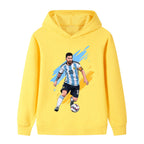 Lionel Messi Sweat à Capuche Foot Enfant - Doux