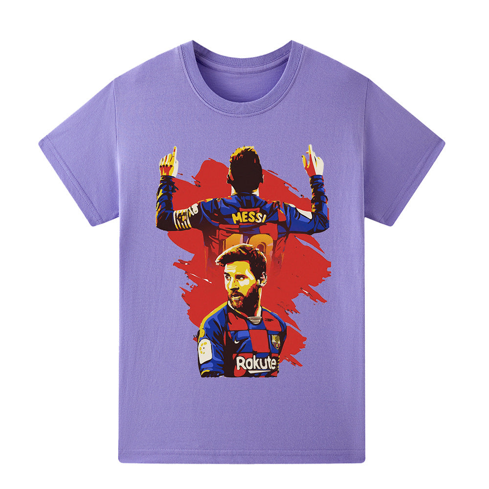Lionel Messi T-shirt de Foot Enfant - Barcelone
