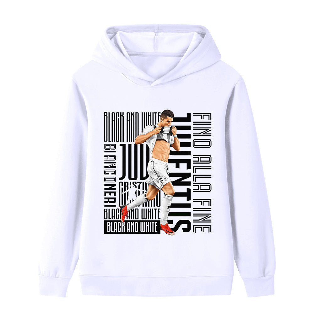 Ronaldo Sweat à Capuche Foot Enfant - Juventus - Doux