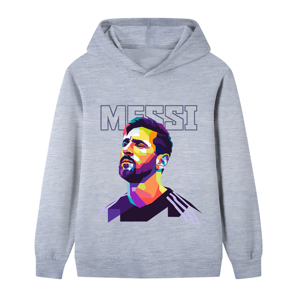 Messi Sweat à Capuche Foot Enfant - Doux