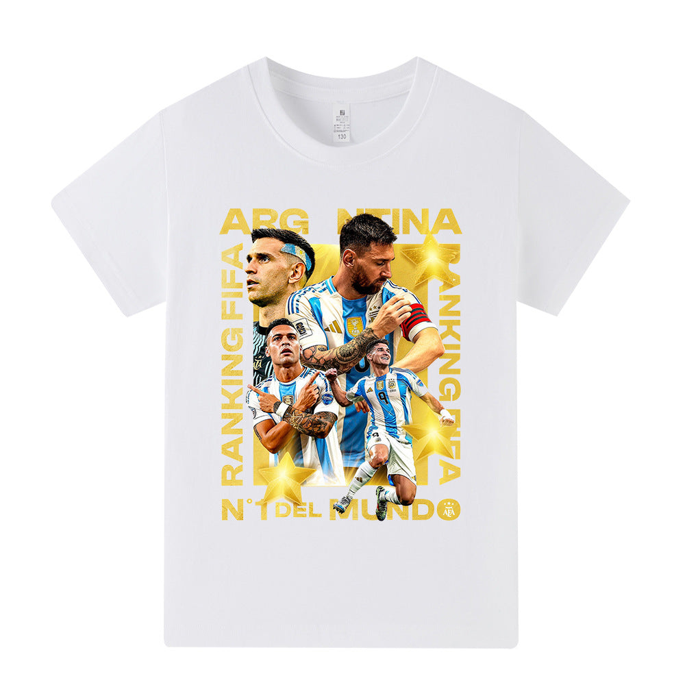Lionel Messi T-shirt de Foot Enfant - Design