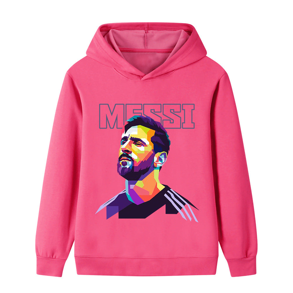 Messi Sweat à Capuche Foot Enfant - Doux
