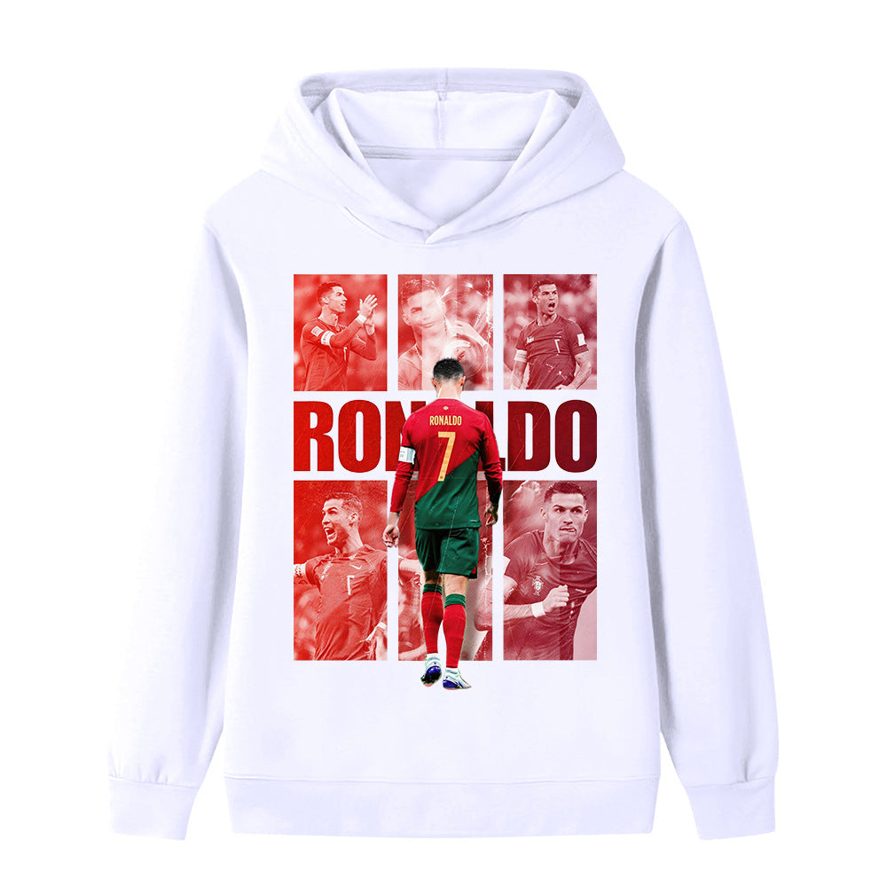 Ronaldo Sweat à Capuche Foot Enfant - Portugal - Sportif