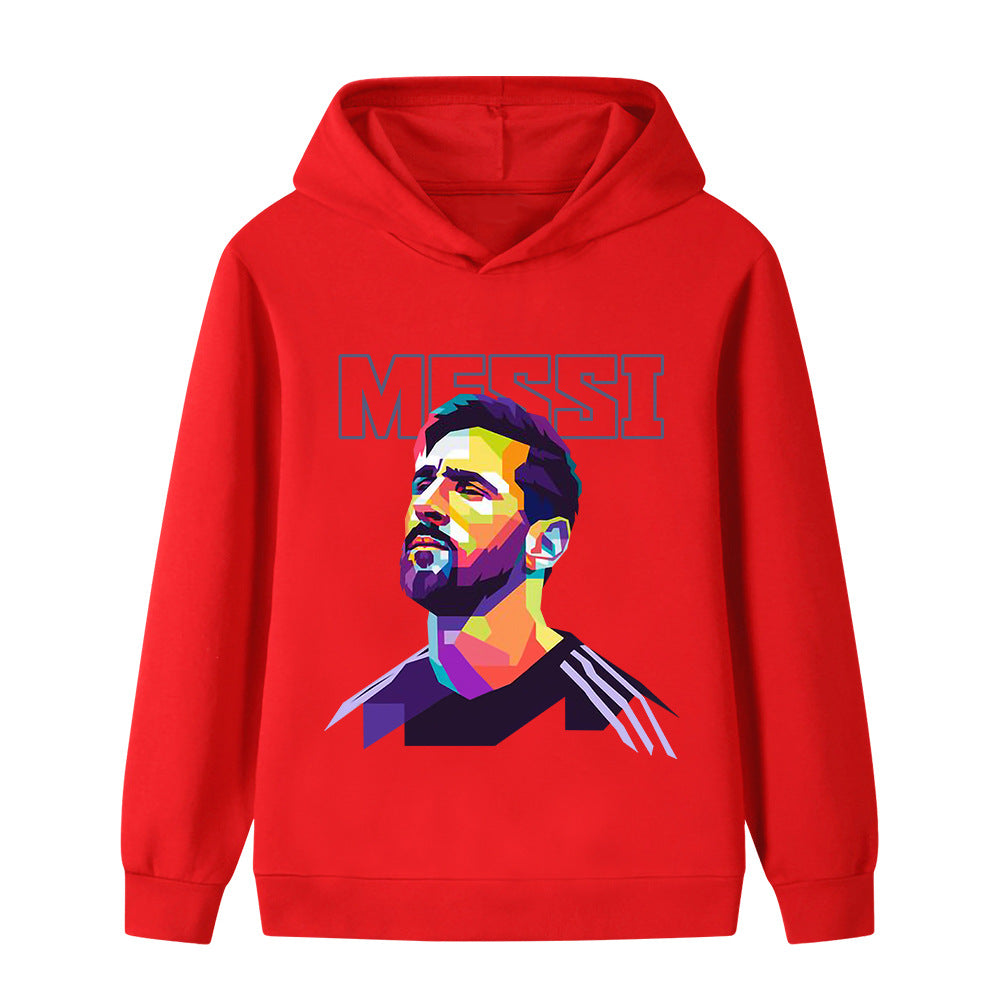 Messi Sweat à Capuche Foot Enfant - Doux