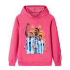 Messi Sweat à Capuche Foot Enfant - Design