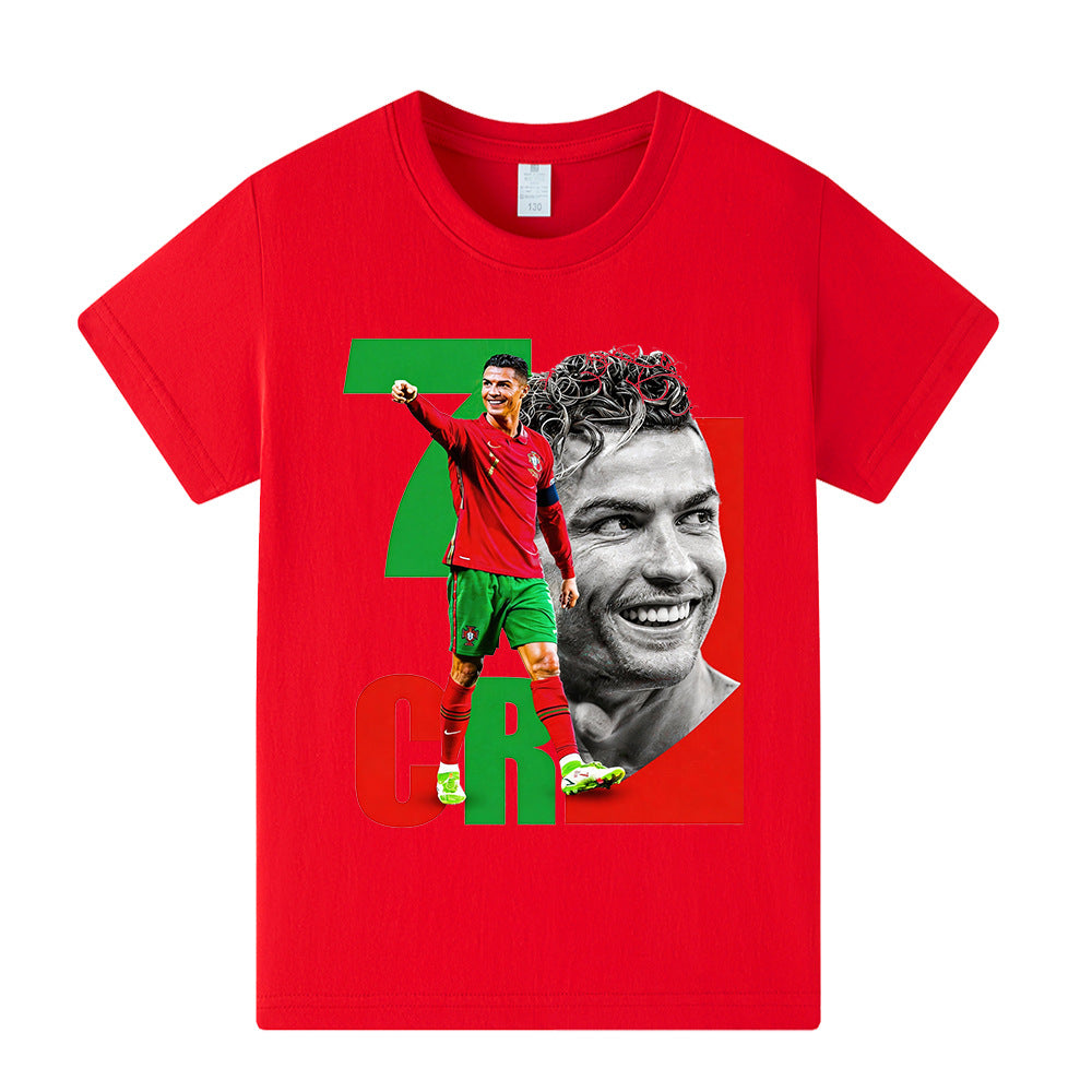 Cristiano Ronaldo T-shirt de Foot Enfant - Portugal - Sportif