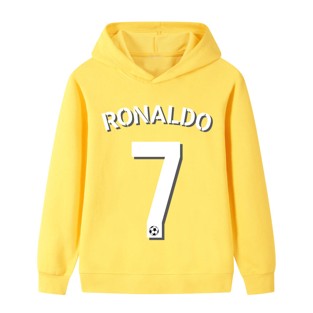 Ronaldo Sweat à Capuche Foot Enfant - Design