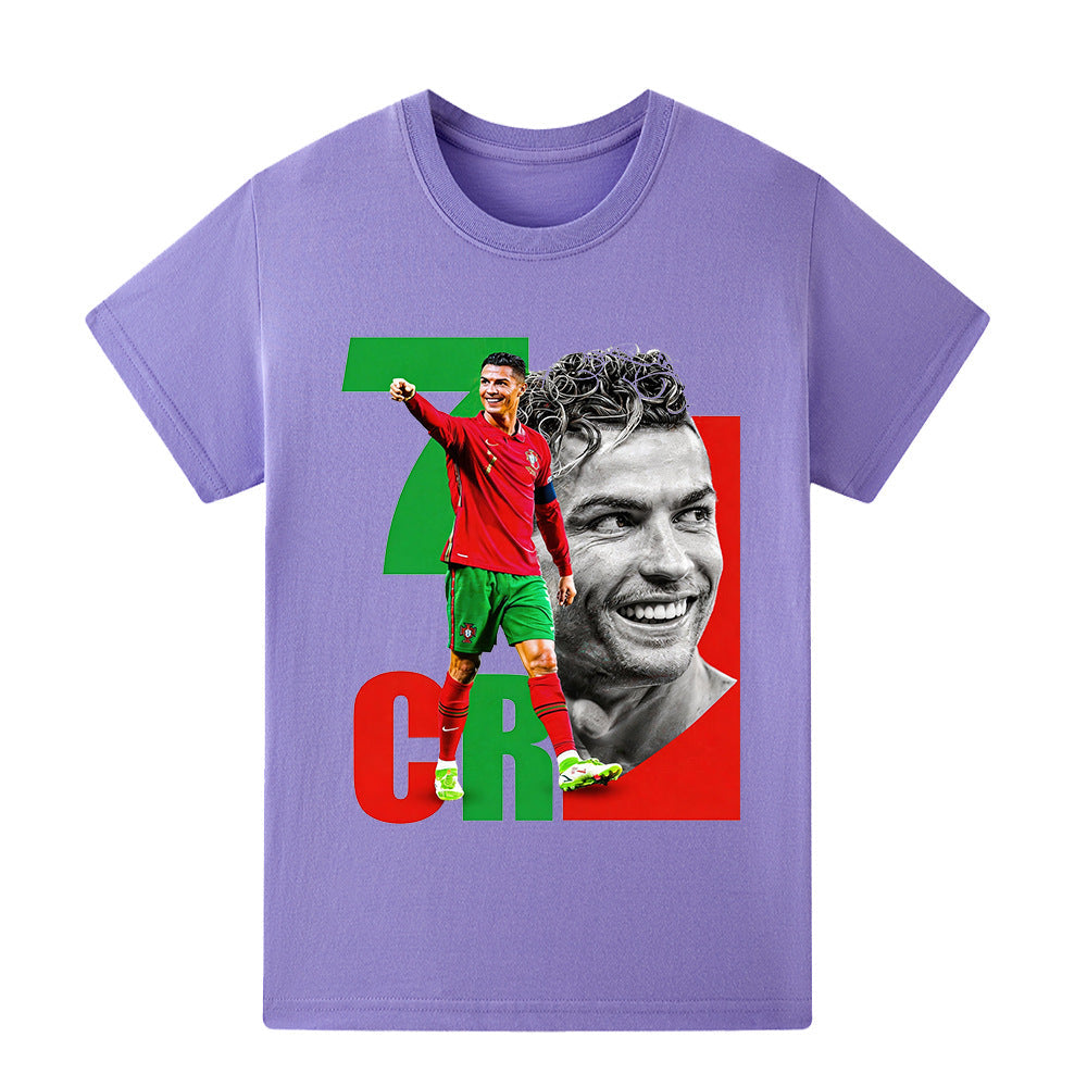 Cristiano Ronaldo T-shirt de Foot Enfant - Portugal - Sportif