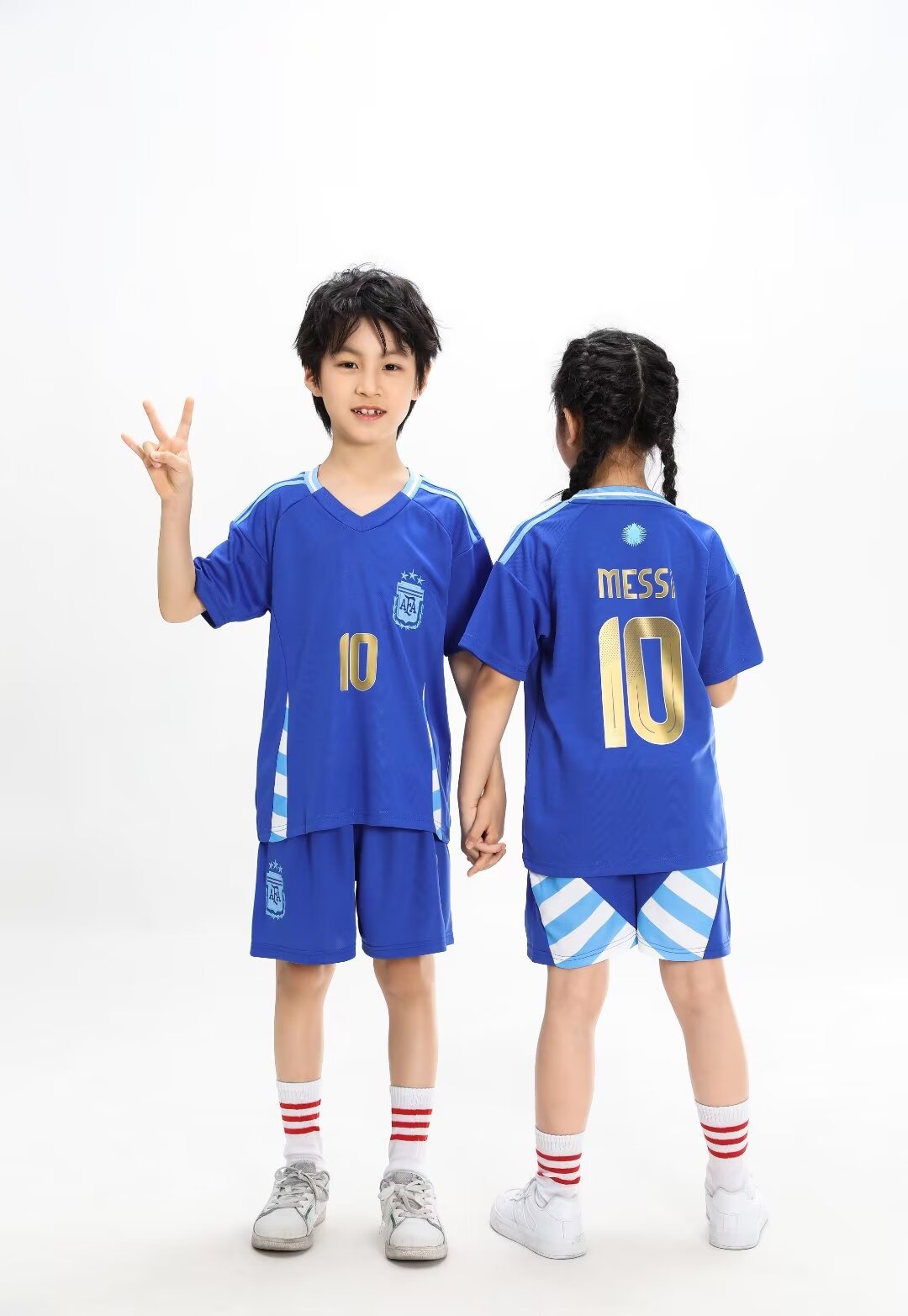 Lionel Messi Maillot de Foot Enfant - Maillot et Short - Sportif