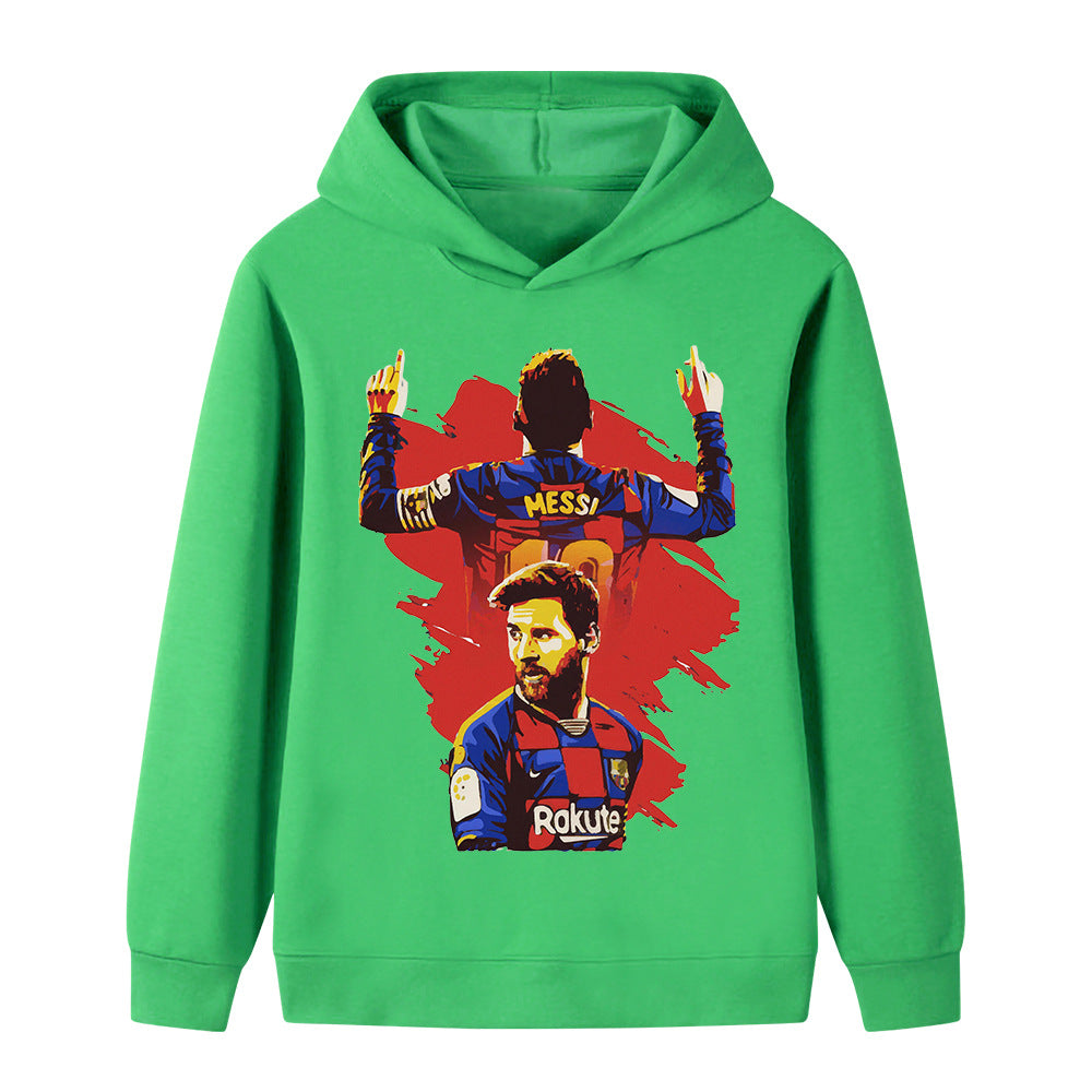 Lionel Messi Sweat à Capuche Foot Enfant - Barcelone