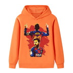 Lionel Messi Sweat à Capuche Foot Enfant - Barcelone