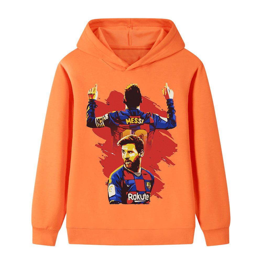 Lionel Messi Sweat à Capuche Foot Enfant - Barcelone