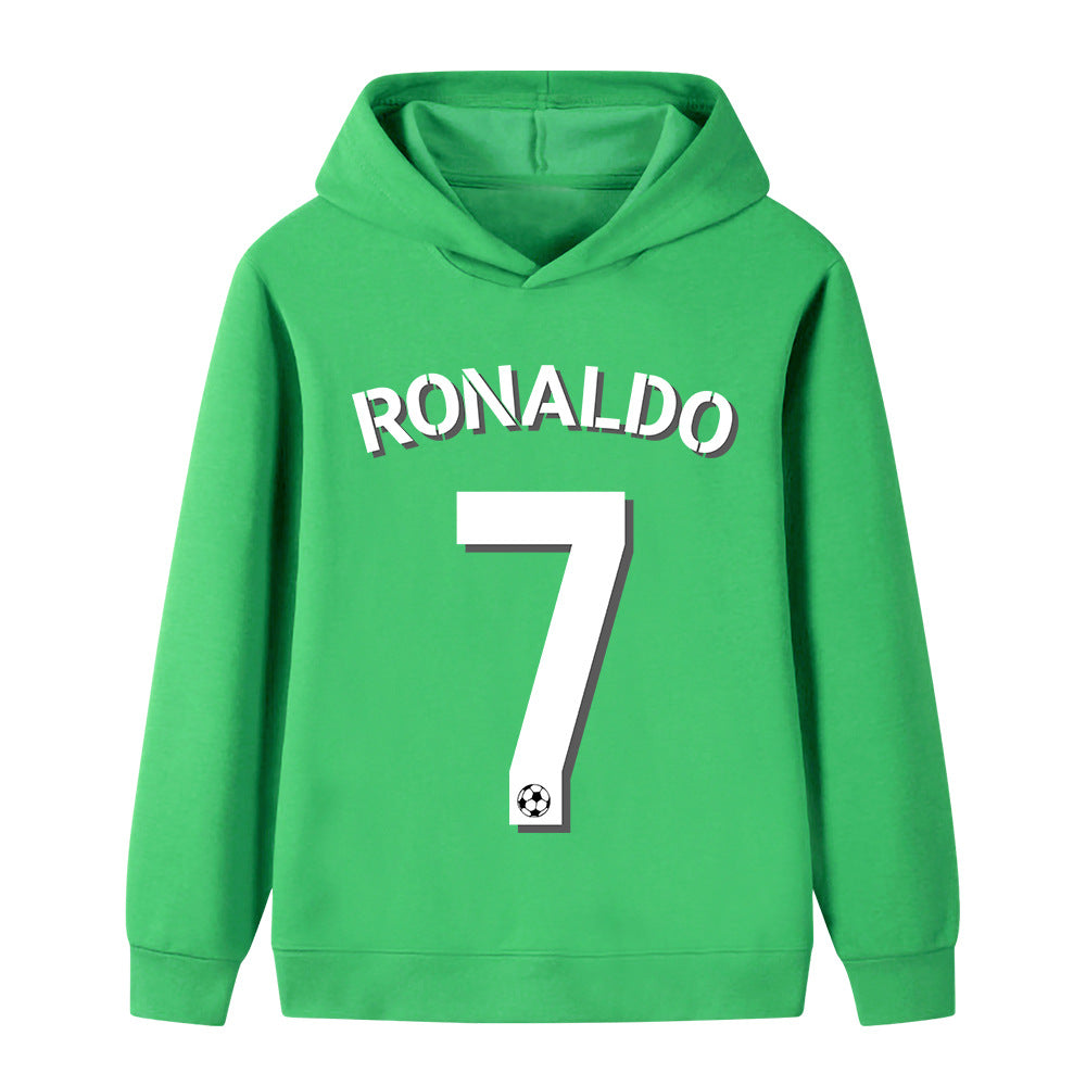 Ronaldo Sweat à Capuche Foot Enfant - Design