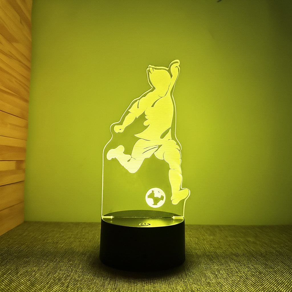 Foot Lampe LED 3D Illusion - Veilleuse - USB