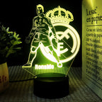 Cristiano Ronaldo Lampe LED 3D Illusion - Veilleuse