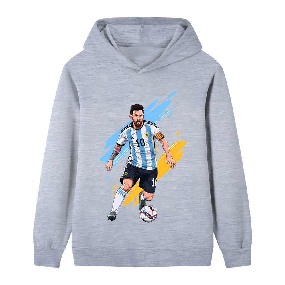 Lionel Messi Sweat à Capuche Foot Enfant - Doux