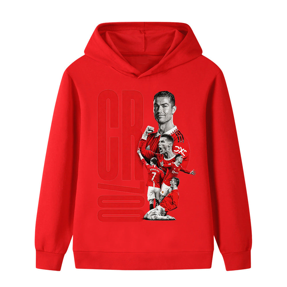 Cristiano Ronaldo Sweat à Capuche Foot Enfant - Manchester United - Sportif