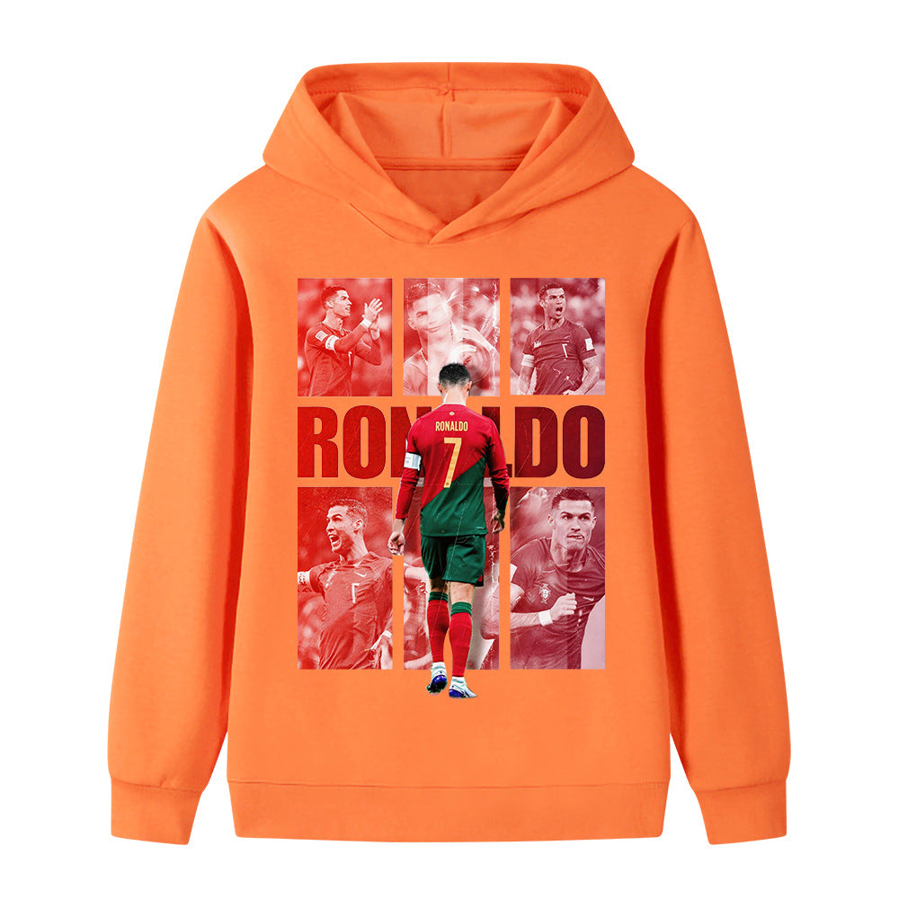 Ronaldo Sweat à Capuche Foot Enfant - Portugal - Sportif